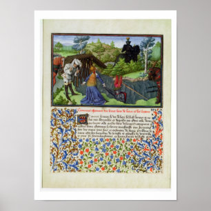 Frau 2597 Hoffnung nimmt Herz aus dem Fluss des Poster