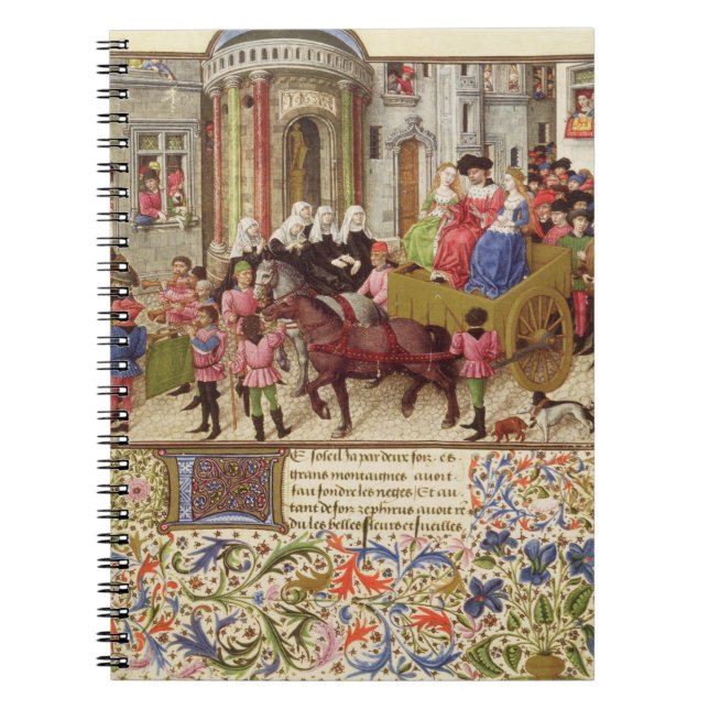 Frau 2617 Theseus macht einen Siegeseintritt in Notizblock (Vorderseite)