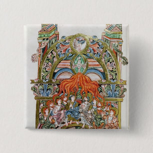 Frau 369 f.29v Pentecost Button
