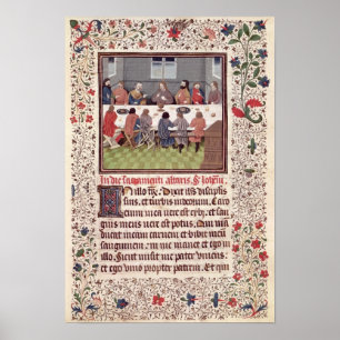 Frau 370 fol.184 Letztes Abendmahler Poster