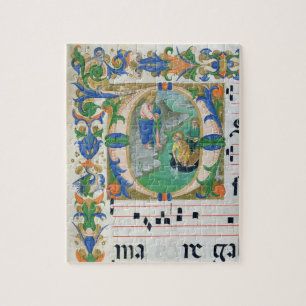 Frau 515 f.1r der wunderbare Entwurf der Fische, Puzzle