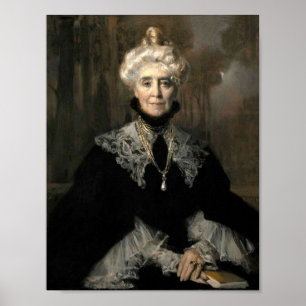 Frau Adeline M. Noble Poster