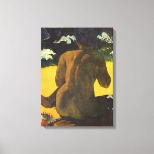 Frau am Meer von Paul Gauguin Leinwanddruck