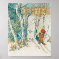 Frau am Skiern - Skidloperskan