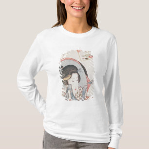 Frau an ihrem Spiegel, erschienenes c.1830 T-Shirt