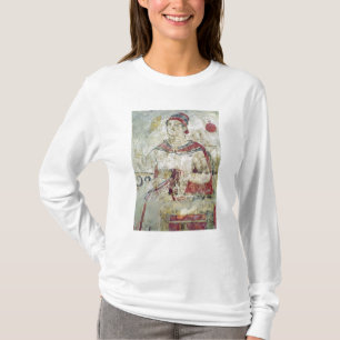Frau an ihrer Toilette, Detail von einem Begräbni T-Shirt