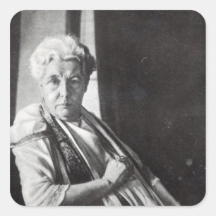 Frau Annie Besant Quadratischer Aufkleber