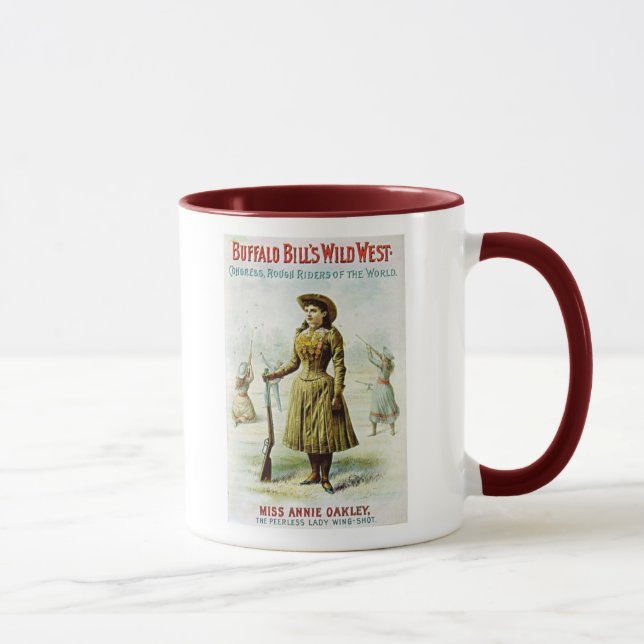 Frau Annie Oakley Tasse (Rechts)