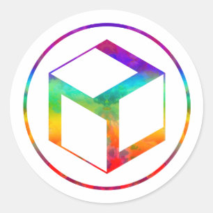 Frau Antahkarana - Yin Antahkarana Runder Aufkleber