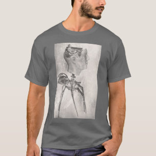 Frau auf dem Verstand T-Shirt