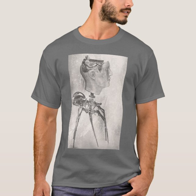 Frau auf dem Verstand T-Shirt (Vorderseite)
