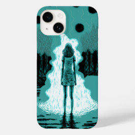 Frau auf einem psychedelischen See-Handyhülle 2 Case-Mate iPhone 14 Hülle