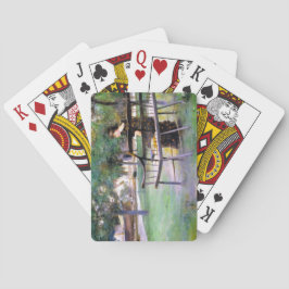 Frau auf einer Bank (von Edwin Austin Abbey) Spielkarten