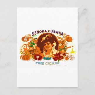 FRAU AUS KUBA POSTKARTE