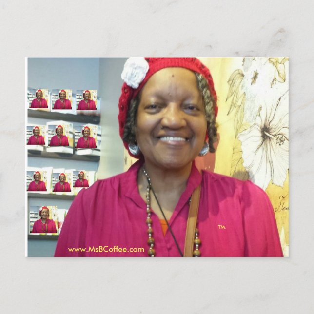 Frau B Coffee- Postcard Postkarte (Vorderseite)