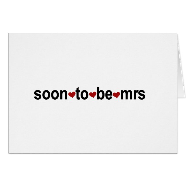 Frau bald sein (Vorderseite (Horizontal))