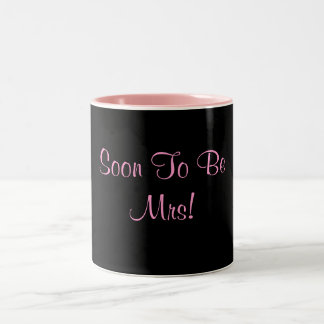 Frau bald sein! zweifarbige tasse