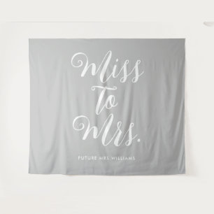 Frau Banner Minimalistisch Modern Bachelorette Wandteppich