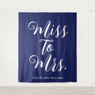 Frau Banner Modern Brautparty Prop. Wandteppich