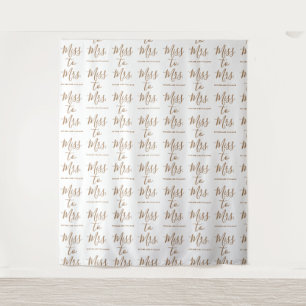 Frau Banner Modern Brautparty Prop. Wandteppich