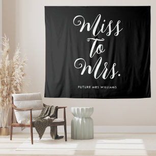 Frau Banner Modern Simple Bachelorette Wandteppich