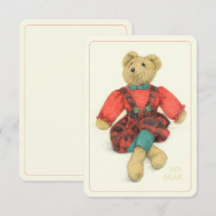 FRAU BEAR 3.5x5 Flachkarte II Karte