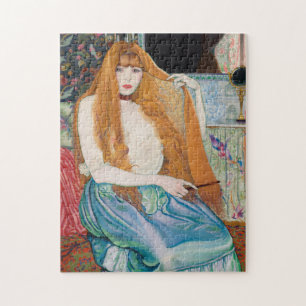 Frau bei ihrer Toilette von Louis Anquetin Puzzle