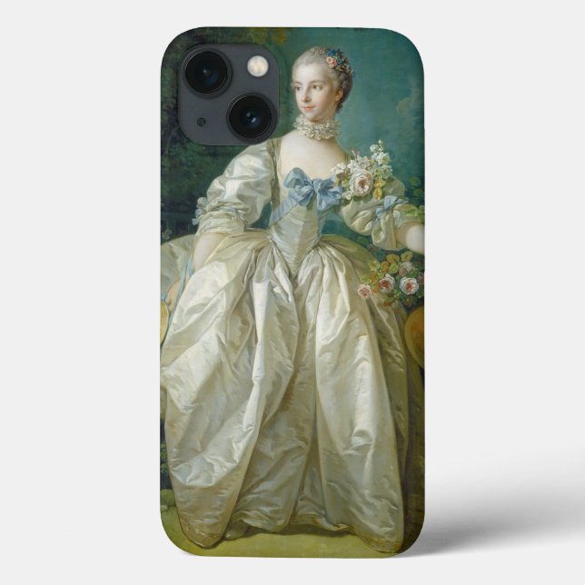 Frau Bergeret, c. 1766 (Öl/Canvas) Case-Mate iPhone Hülle (Rückseite)