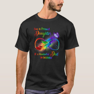 Frau bin stolz auf eine Tochter eines wunderbaren T-Shirt