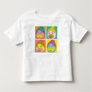 Frau Birdy Pop Art Kleinkind T-shirt