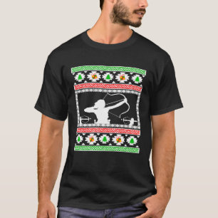 Frau Bogenschießen hässliche Weihnachten Mutter Sc T-Shirt