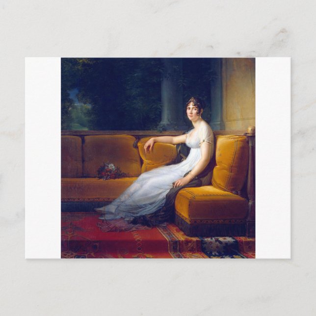Frau Bonaparte (Josephine) Postkarte (Vorderseite)