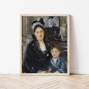 Frau Boursier und ihre Tochter   Berthe Morisot Poster
