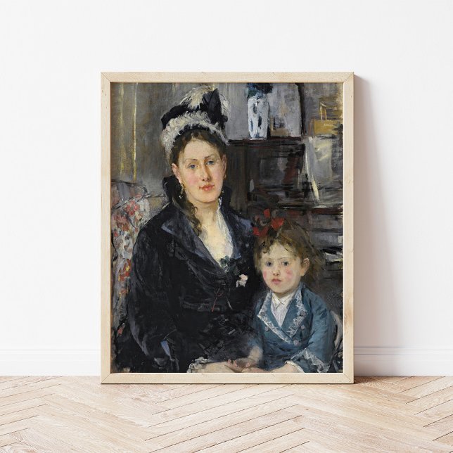 Frau Boursier und ihre Tochter | Berthe Morisot Poster (Von Creator hochgeladen)