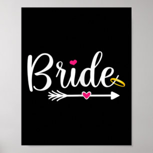 Frau Braut, um Frauen zu sein Hochzeit Heirat Brau Poster