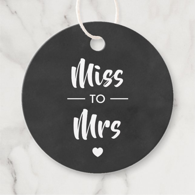 Frau Brautparty-Geschenkmarke, Tafel Geschenkanhänger (Vorderseite)