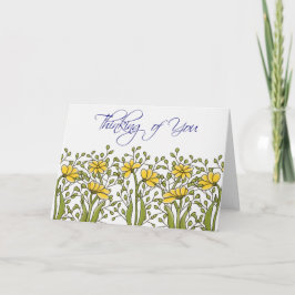 Frau Bren denkt an Sie Karte