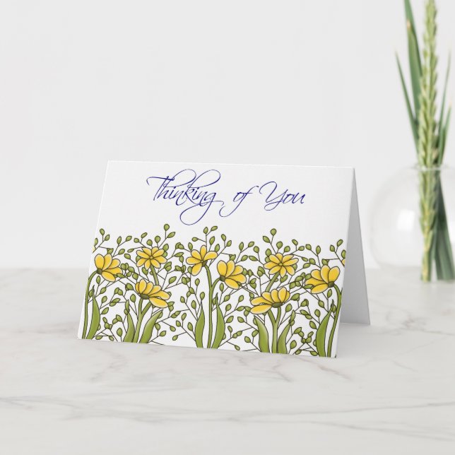 Frau Bren denkt an Sie Karte (Vorderseite)