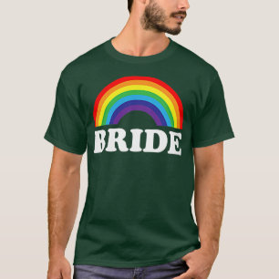 Frau Bride, lesbischer Junggeselinnen-Abschied, Re T-Shirt