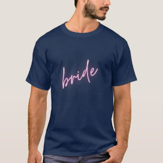 Frau Bright Pink Bride T-Shirt