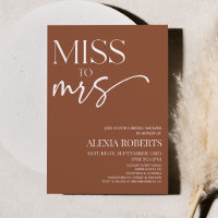 Frau Brown Boho Bohemisches Brautparty