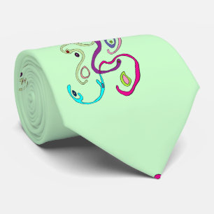 Frau Butterfly, grafische Illustration Krawatte