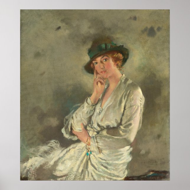 Frau Carstairs - Sir William Orpen Fine Art Poster (Vorne)