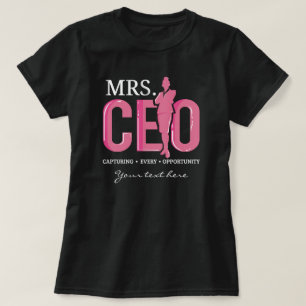 Frau CEO erobert jedes Geschäftsfeld T-Shirt