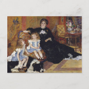 Frau Charpentier von Renoir Impressionist Painting Postkarte