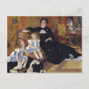 Frau Charpentier von Renoir Impressionist Painting Postkarte