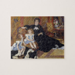 Frau Charpentier von Renoir Impressionist Painting Puzzle
