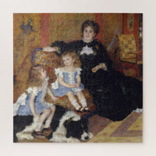 Frau Charpentier von Renoir Impressionist Painting Puzzle