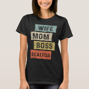 Frau Chef Mutter Relator Stolzer Ehemann Vater Fam T-Shirt