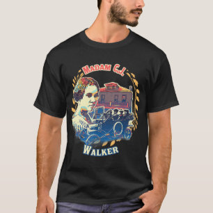 Frau CJ Walker Tribut, schwarze Geschichte, Zukunf T-Shirt